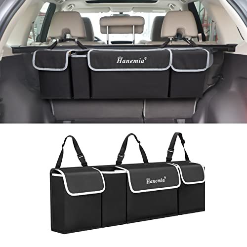 Asign Waterproof Collapsible Car Trunk & Backseat Organizer for SUV, Truck, MPV – 4-Pocket Cargo Storage Bag