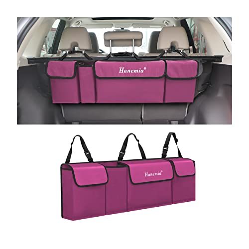 Asign Waterproof Collapsible Car Trunk & Backseat Organizer for SUV, Truck, MPV – 4-Pocket Cargo Storage Bag
