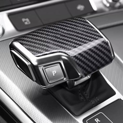 Asign Carbon Fiber Shift Knob Cover For Audi A6/S6/A7/A8/Q7/Q8, Premium Quality, Easy Install