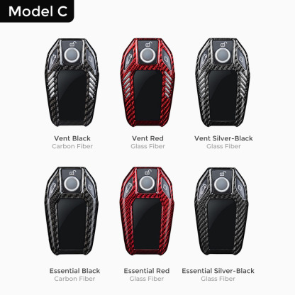 Asign Carbon Fiber Car Key Fob Cover Shell Case For BMW Keys