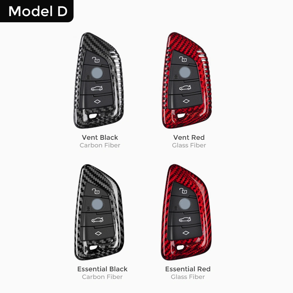 Asign Carbon Fiber Car Key Fob Cover Shell Case For BMW Keys