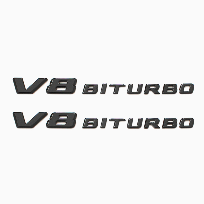 Asign Gloss Fender Side Badge Trim For Mercedes A/B/C/E Class