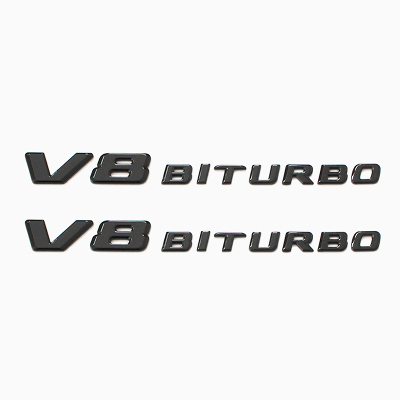 Asign Gloss Fender Side Badge Trim For Mercedes A/B/C/E Class