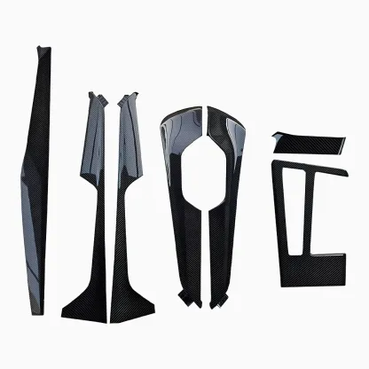 Asign Carbon Fiber Interior Trim Set – 8-Piece Kit, Fits Audi C7/C8 (2012-2023) A6/S6