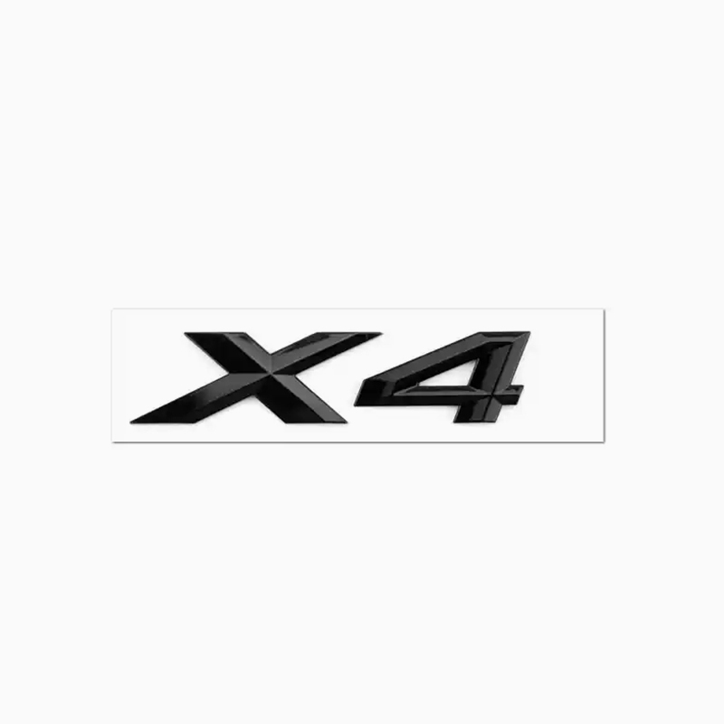 Asign 3D Sport Badge Kit for BMW - ABS Black Chrome/Carbon Fiber
