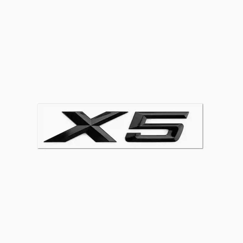 Asign 3D Sport Badge Kit for BMW - ABS Black Chrome/Carbon Fiber