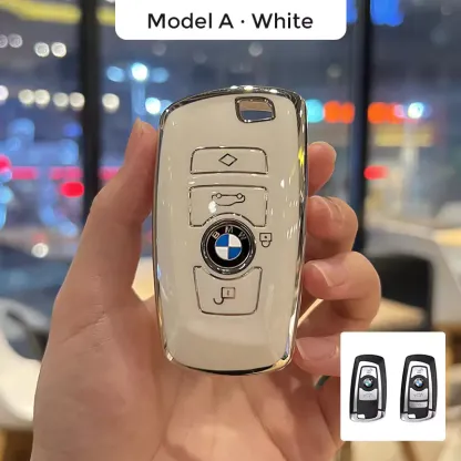 Asign BMW Key Fob Cover TPU Material Black/White