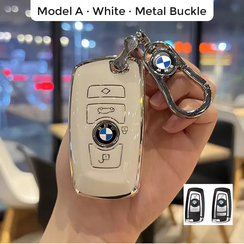 Asign BMW Key Fob Cover TPU Material Black/White
