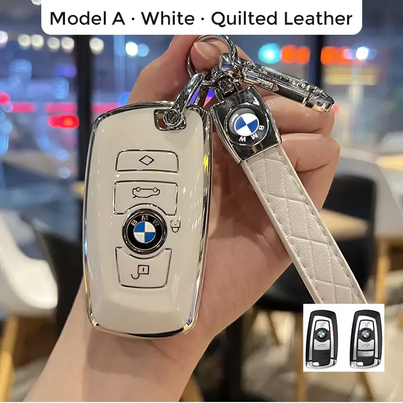 Asign BMW Key Fob Cover TPU Material Black/White