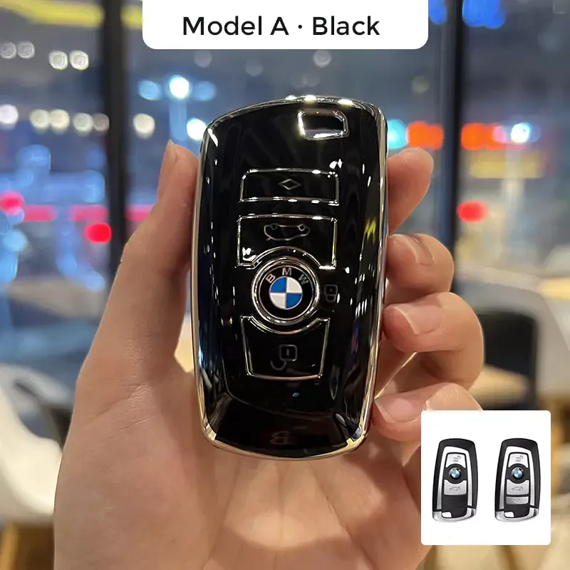 Asign BMW Key Fob Cover TPU Material Black/White