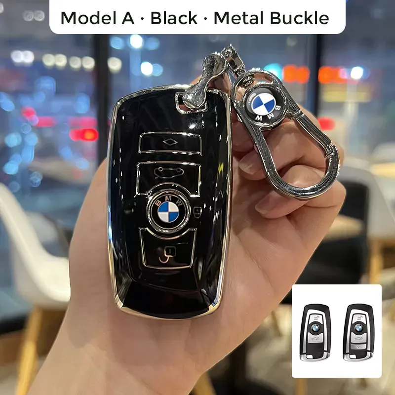 Asign BMW Key Fob Cover TPU Material Black/White