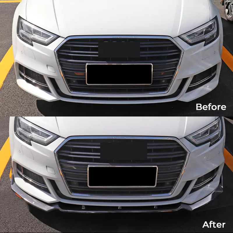 Asign 3-Piece Front Lip Splitter for Audi A3 (2017-2024)
