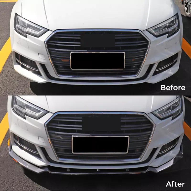 Asign 3-Piece Front Lip Splitter for Audi A3 (2017-2024)