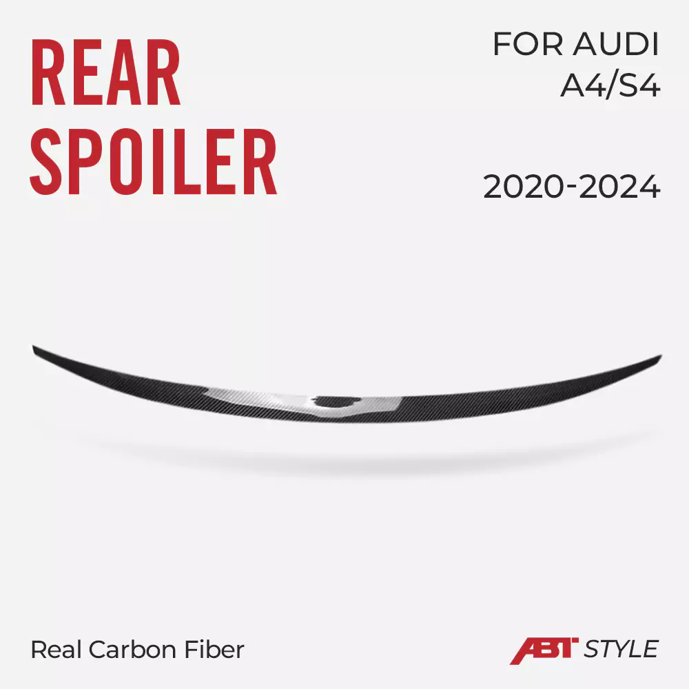 Carbon Fiber Spoiler for Audi A4 B8.5-B9.5 (2016-2024) | Asign OEM Fit