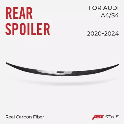 Carbon Fiber Spoiler for Audi A4 B8.5-B9.5 (2016-2024) | Asign OEM Fit