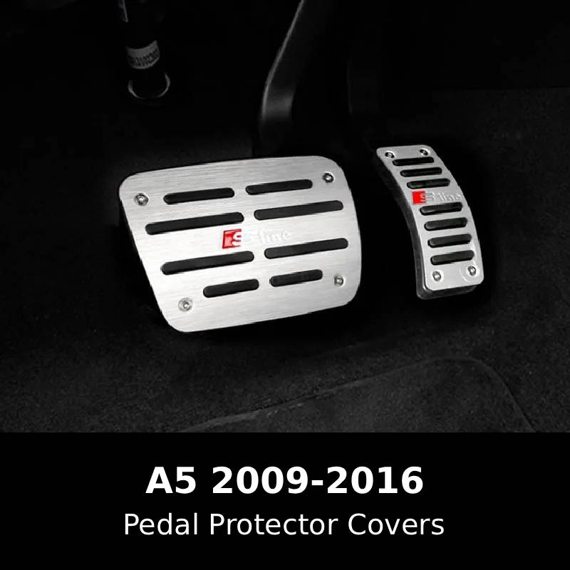 Asign Non-Slip Pedal Cover Set for Audi A3 A4 A6 Q3 Q5 – Gas, Brake Upgrade