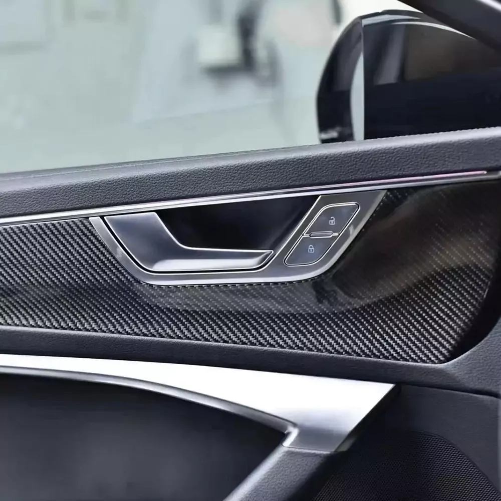 Asign Carbon Fiber Interior Trim Set – 9-Piece Kit, Fits A6, S6
