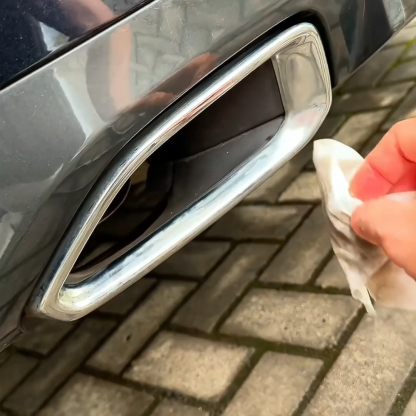 Asign Gloss Black Rear Pipe Protective Cover for BMW 