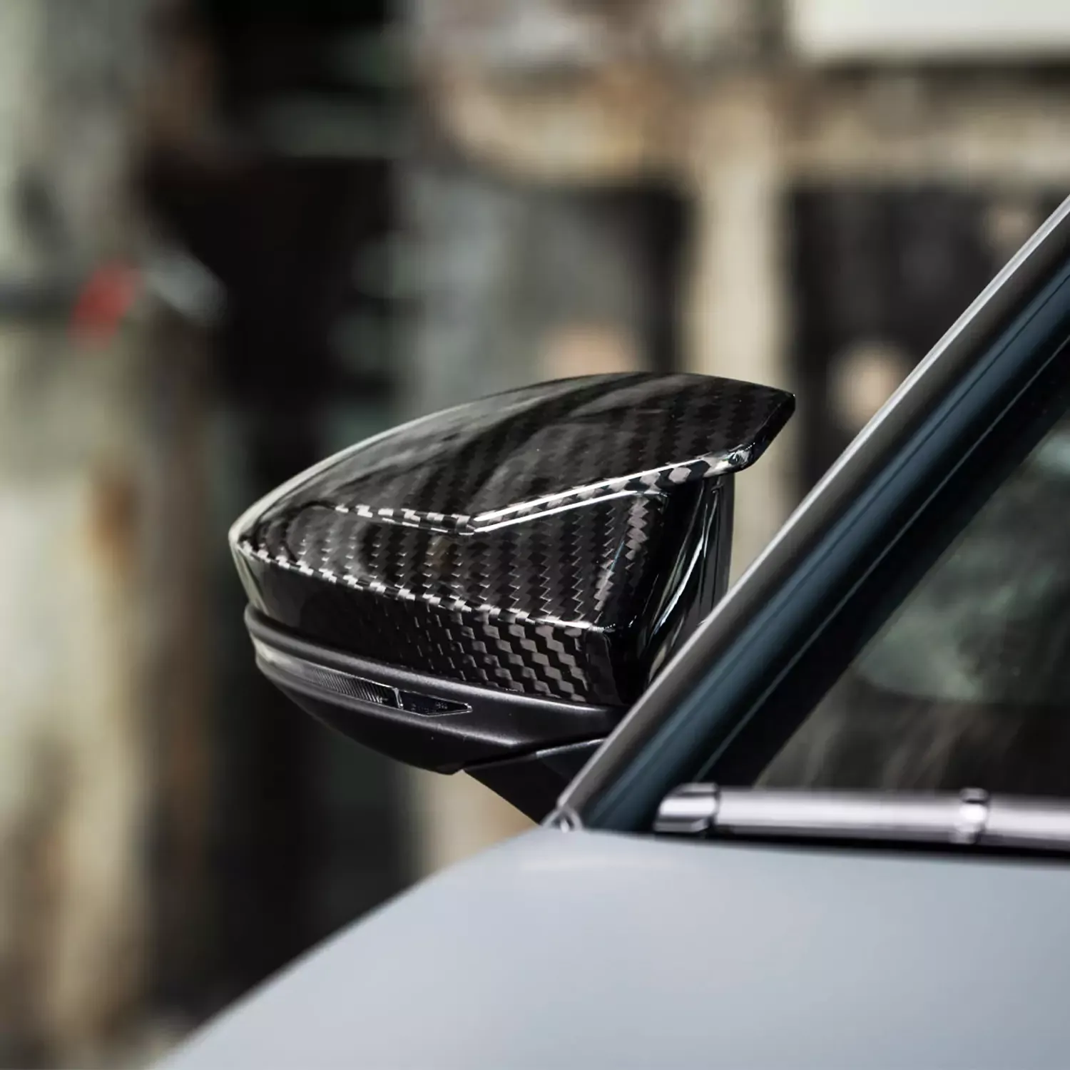 Asign Real Carbon Fiber Side Mirror Covers For Universal C7.5-C8 2016-2023 Audi A6/S6/RS6/A7/S7/RS7 