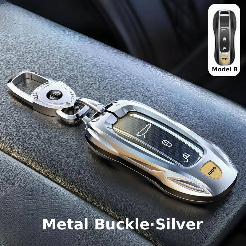 Asign Metal Key Fob Cover for Porsche Keys