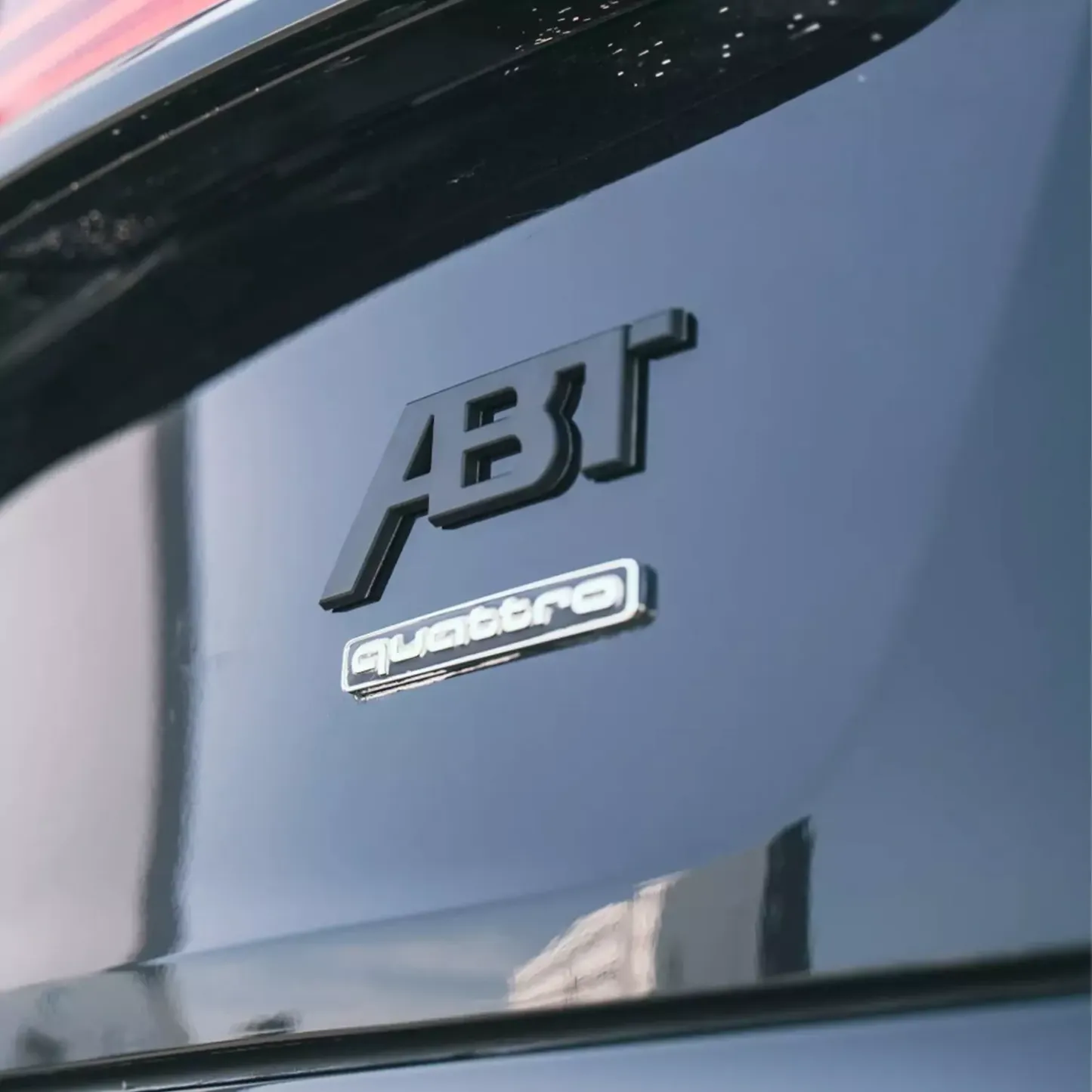 Asign "ABT" Emblem Easy Installation No Paint Damage Stylish Upgrade For Audi