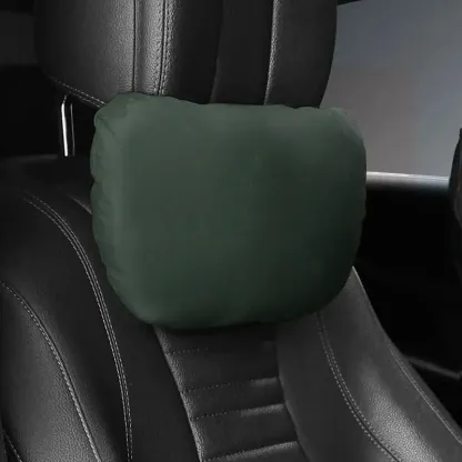 Asign Premium Suede Neck And Lumbar Support Pillow For Universal