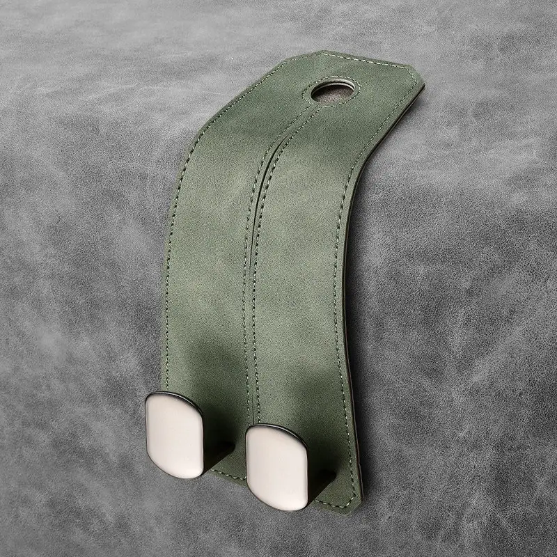 Single Asign alpine green heavy duty purse hook for Porsche models
