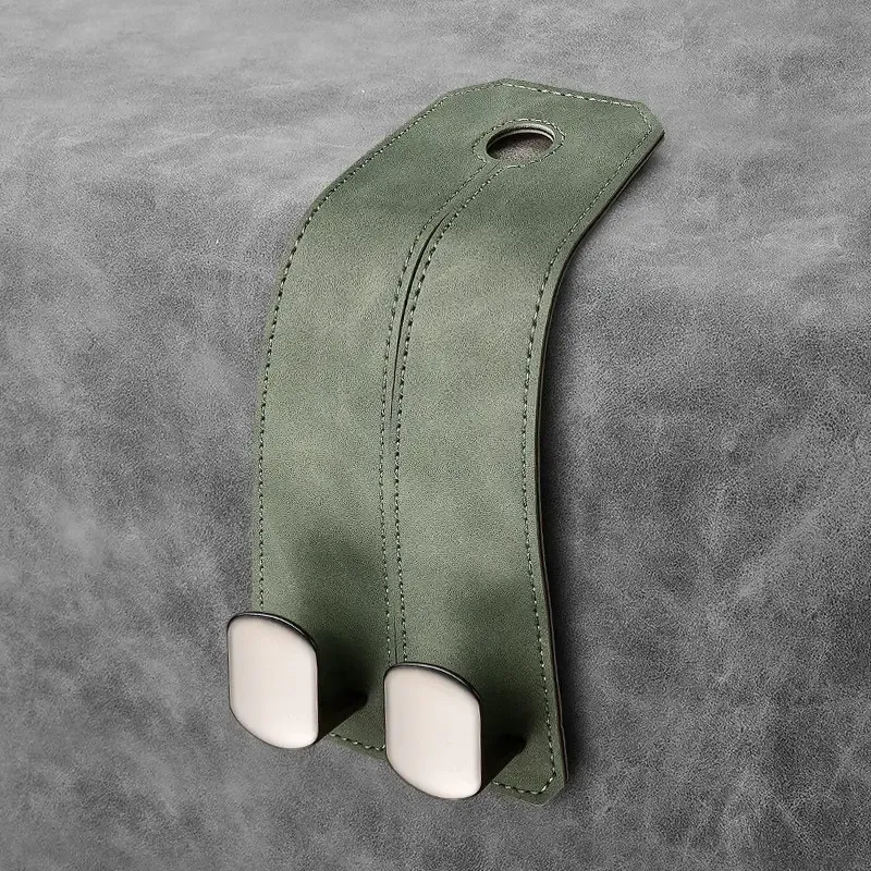 Single Asign alpine green heavy duty purse hook for Porsche models