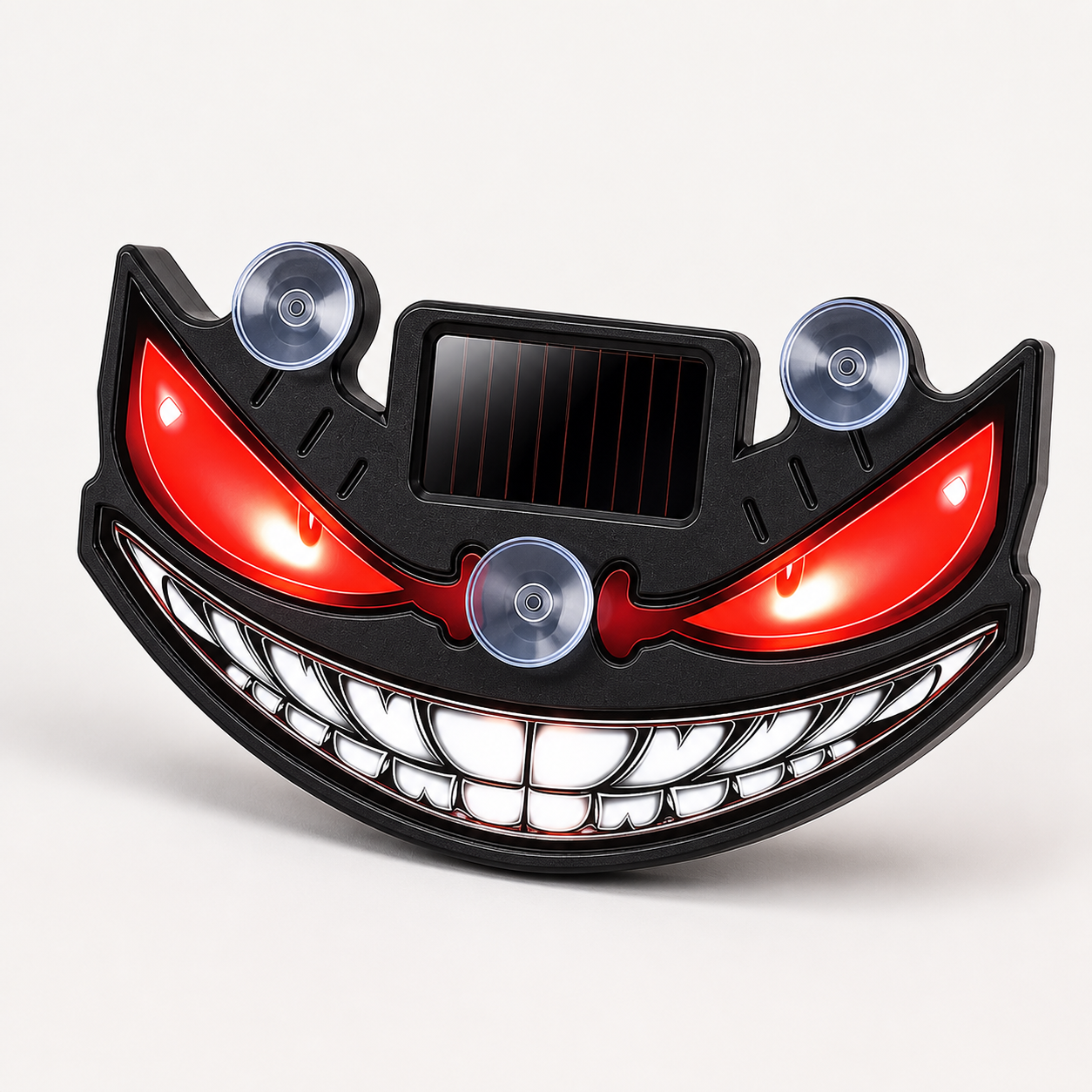 ABS solar LED expression light with three suction cups