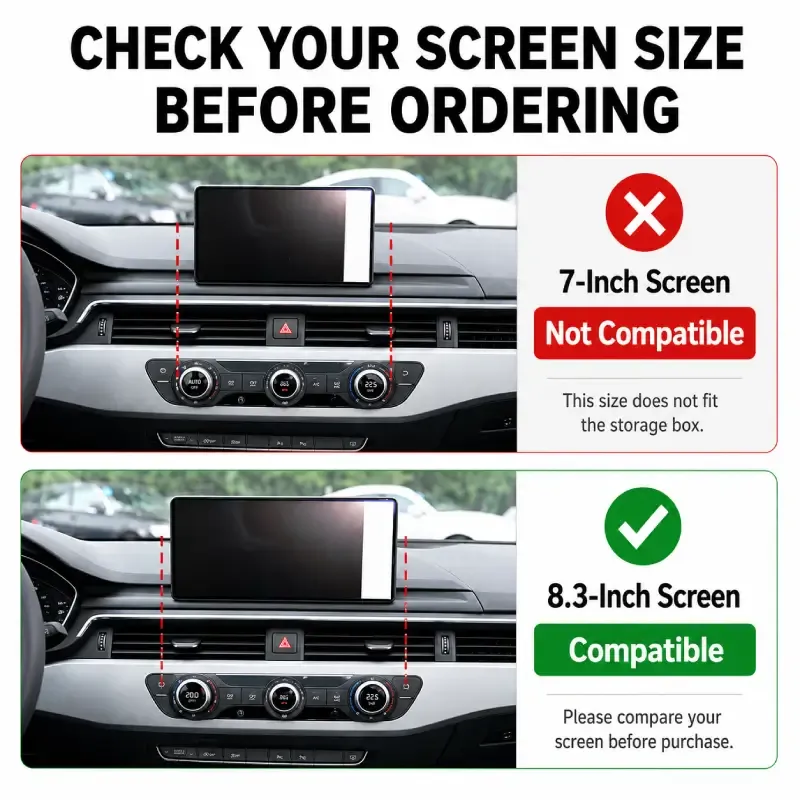 Asign Behind-Screen Dashboard Storage Box for Audi A4 A5 Q5