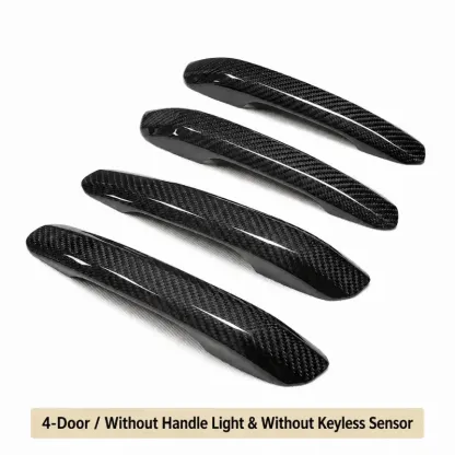 Asign Dry Carbon Fiber Exterior Door Handle Covers for Audi A4 S4 A5 S5 RS4 RS5 Q5