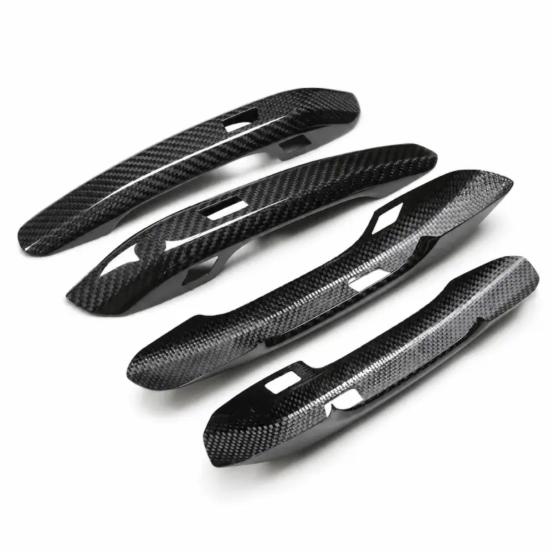 Asign Dry Carbon Fiber Exterior Door Handle Covers for Audi A4 S4 A5 S5 RS4 RS5 Q5