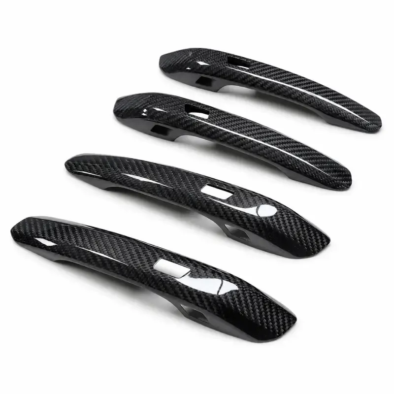 Asign Dry Carbon Fiber Exterior Door Handle Covers for Audi A4 S4 A5 S5 RS4 RS5 Q5