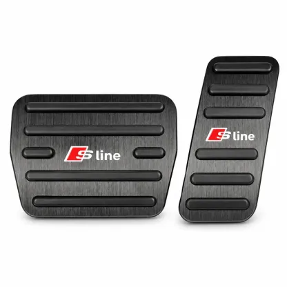 Asign Carbon Fiber Gas & Brake Pedal Covers for Audi A3/A4/A5/A6/Q2/Q3/Q5/TT — 2-Piece No-Drill Set