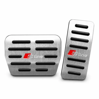 Asign Carbon Fiber Gas & Brake Pedal Covers for Audi A3/A4/A5/A6/Q2/Q3/Q5/TT — 2-Piece No-Drill Set