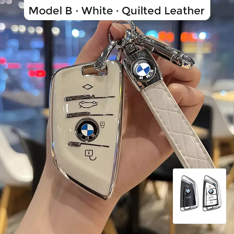 Asign BMW Key Fob Cover TPU Material Black/White