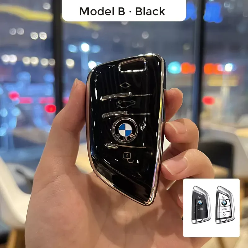 Asign BMW Key Fob Cover TPU Material Black/White