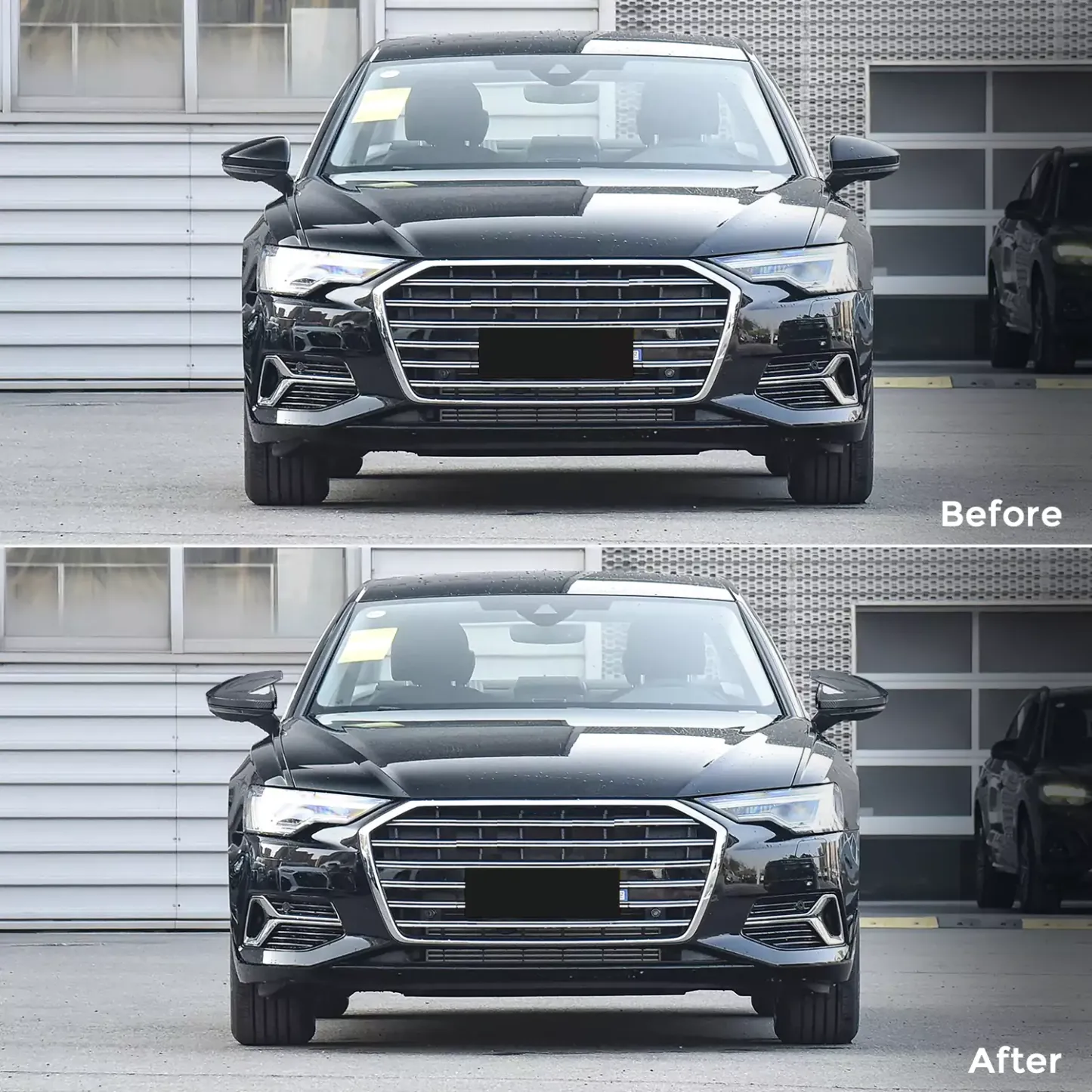 Asign Real Carbon Fiber Side Mirror Covers For Universal C7.5-C8 2016-2023 Audi A6/S6/RS6/A7/S7/RS7 