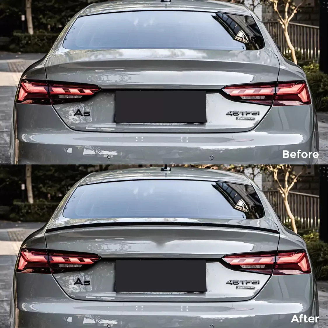Asign OEM Style Spoiler for Audi A5/S5/A6/S6 Easy Installation Aerodynamic Upgrade