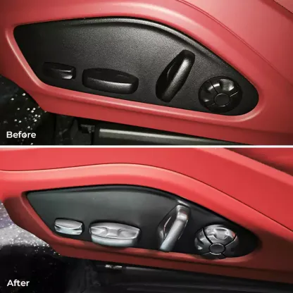 Asign Chrome Seat Adjustment Button Cover for 2022+ Porsche Models