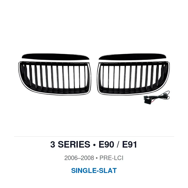 Asign Illuminated LED Kidney Grille for BMW 2, 3, 4 & 5 Series | Pre-LCI & LCI