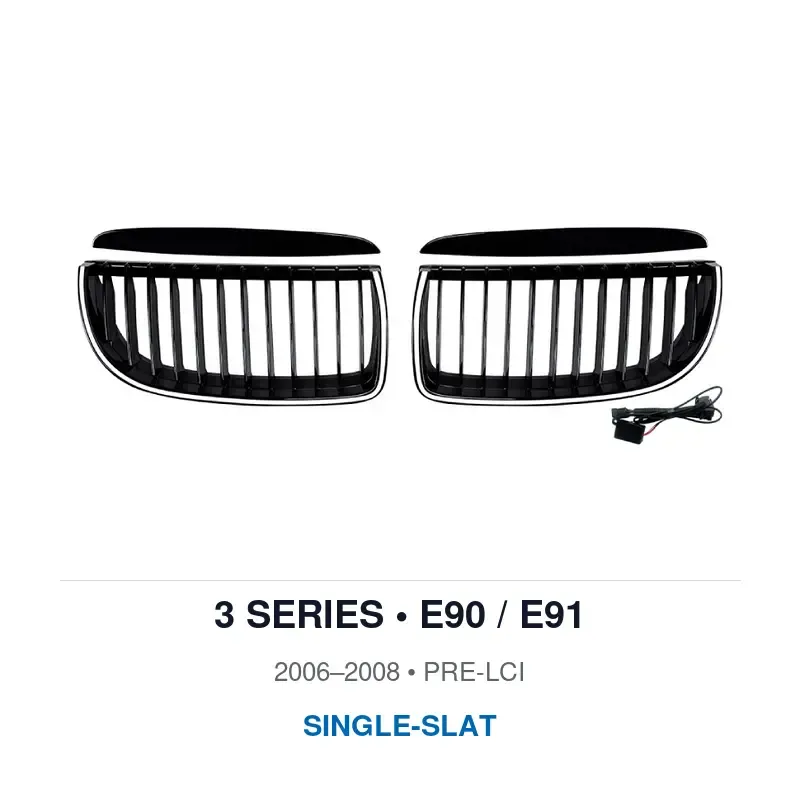 Asign Illuminated LED Kidney Grille for BMW 2, 3, 4 & 5 Series | Pre-LCI & LCI