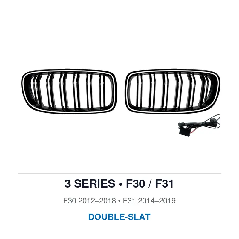 Asign Illuminated LED Kidney Grille for BMW 2, 3, 4 & 5 Series | Pre-LCI & LCI