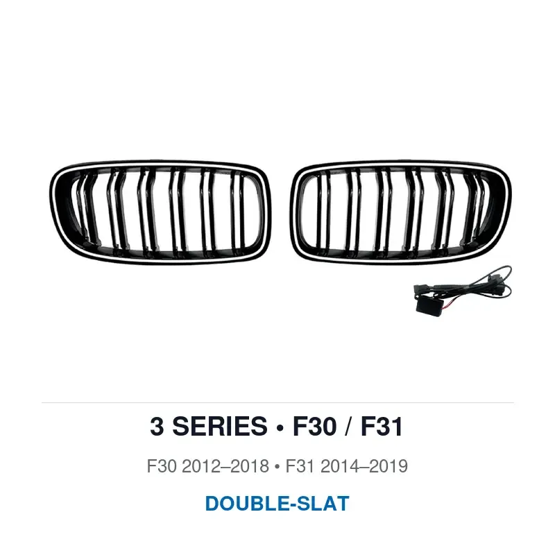 Asign Illuminated LED Kidney Grille for BMW 2, 3, 4 & 5 Series | Pre-LCI & LCI