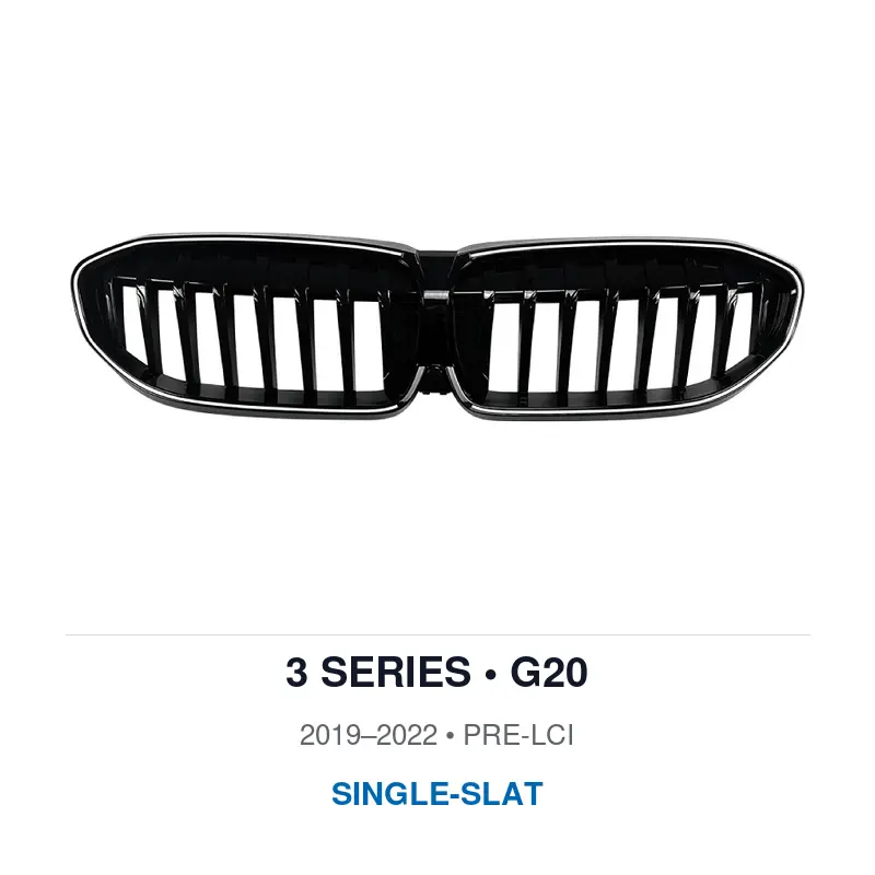Asign Illuminated LED Kidney Grille for BMW 2, 3, 4 & 5 Series | Pre-LCI & LCI
