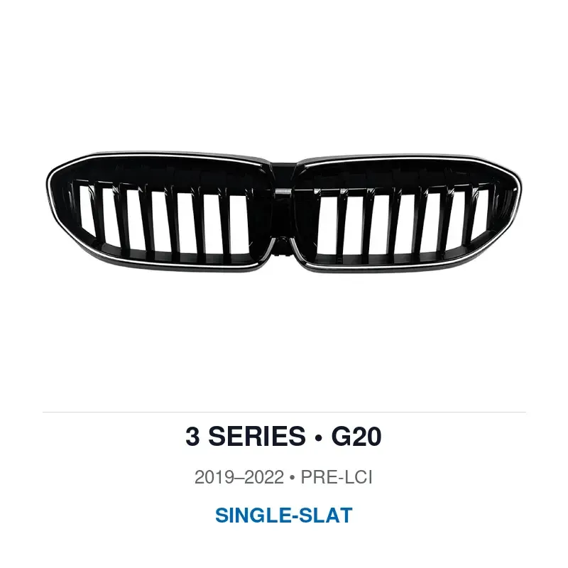 Asign Illuminated LED Kidney Grille for BMW 2, 3, 4 & 5 Series | Pre-LCI & LCI