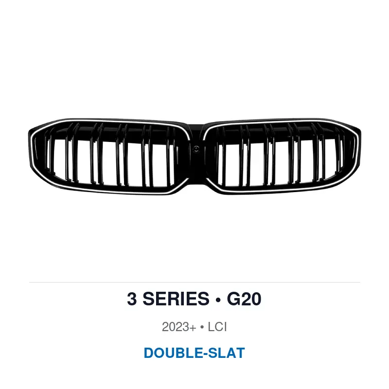 Asign Illuminated LED Kidney Grille for BMW 2, 3, 4 & 5 Series | Pre-LCI & LCI