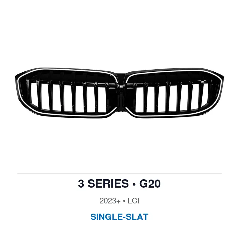 Asign Illuminated LED Kidney Grille for BMW 2, 3, 4 & 5 Series | Pre-LCI & LCI