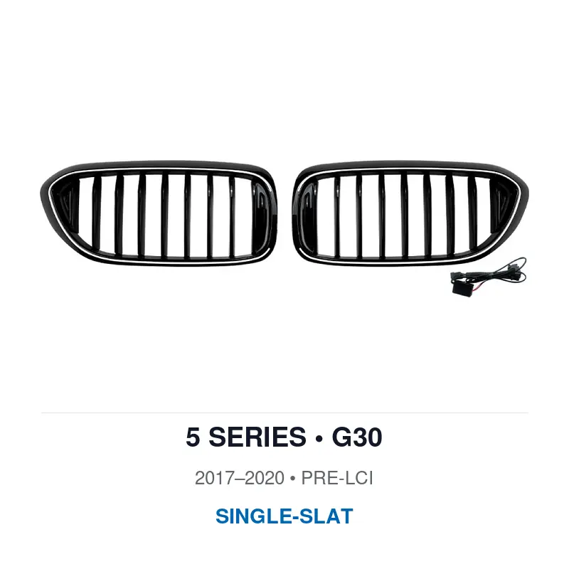 Asign Illuminated LED Kidney Grille for BMW 2, 3, 4 & 5 Series | Pre-LCI & LCI