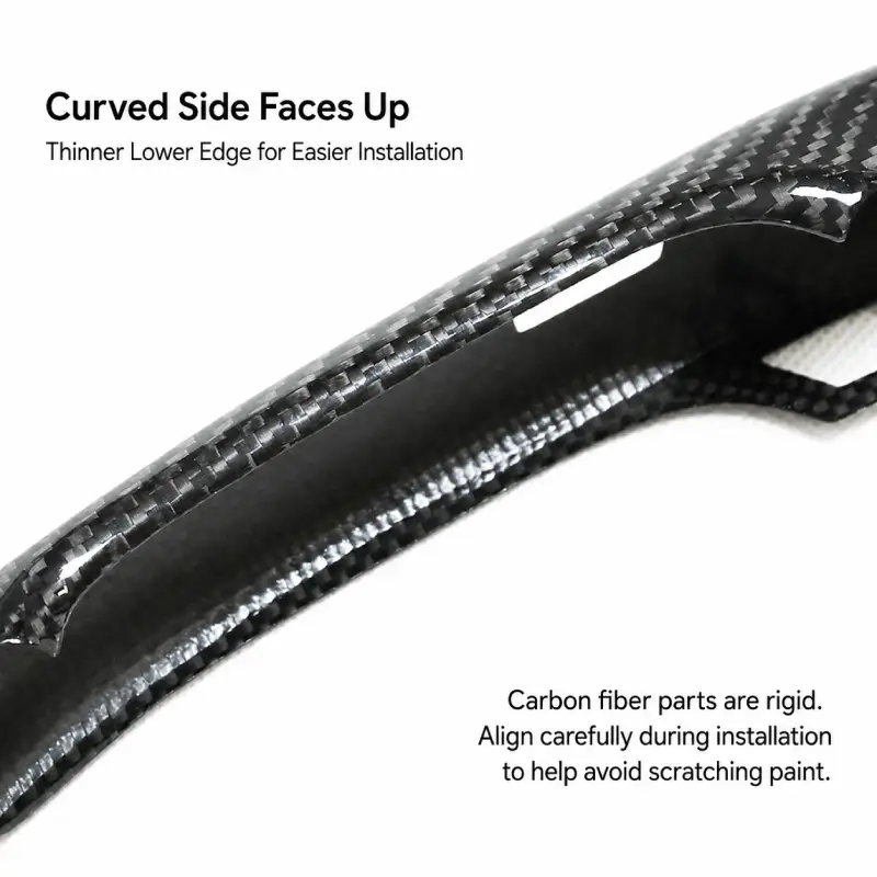 Asign Real Dry Carbon Fiber Door Handle Covers for BMW X1 X2 X5 X6 X5 M & X6 M